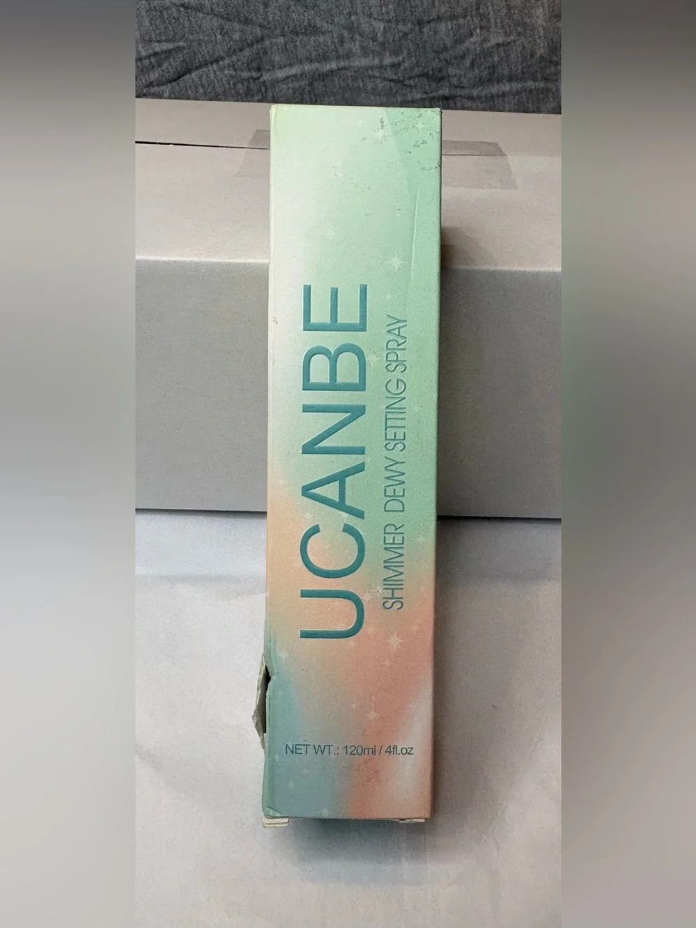 UCANBE Shimmer Dewy Setting Spray, Clear Shimmer Finish, 4 fl oz